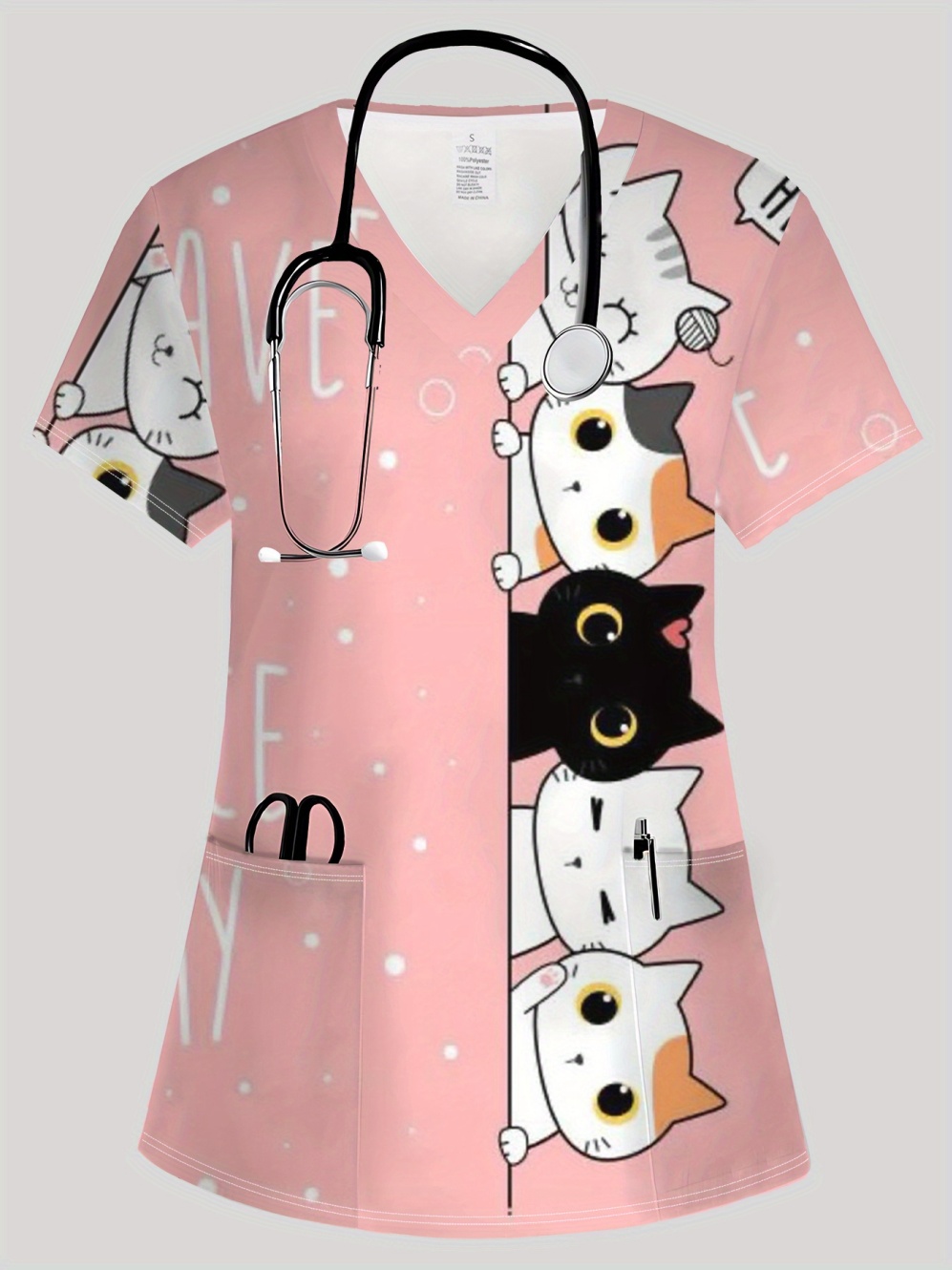 Vet Tech Accessories - Uniformes de Verano para Mujer, Blusa