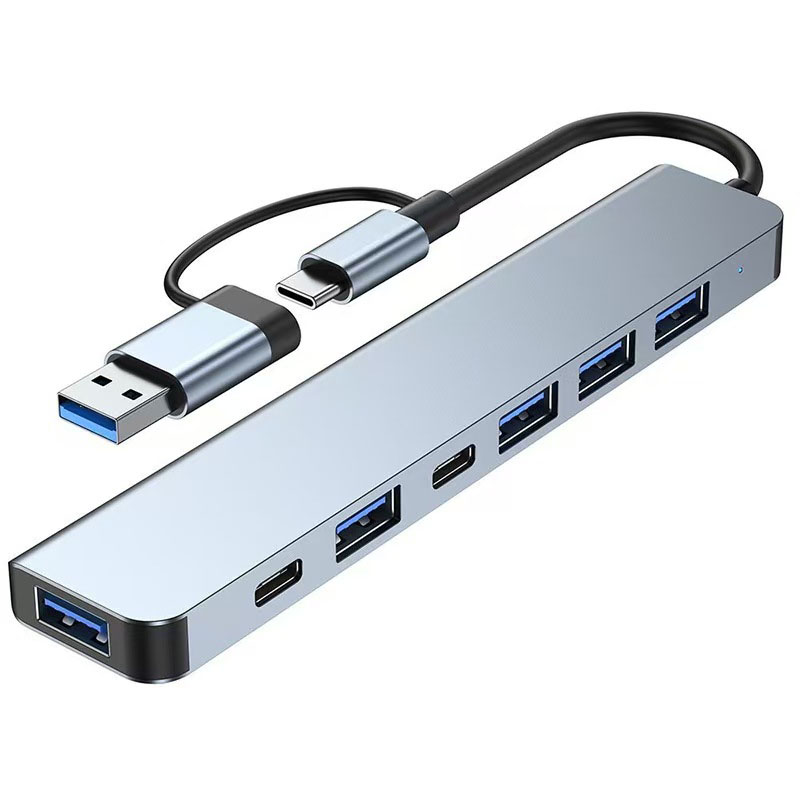 Usb Hub 7 Port - Concentrador USB A C de 5/7/8