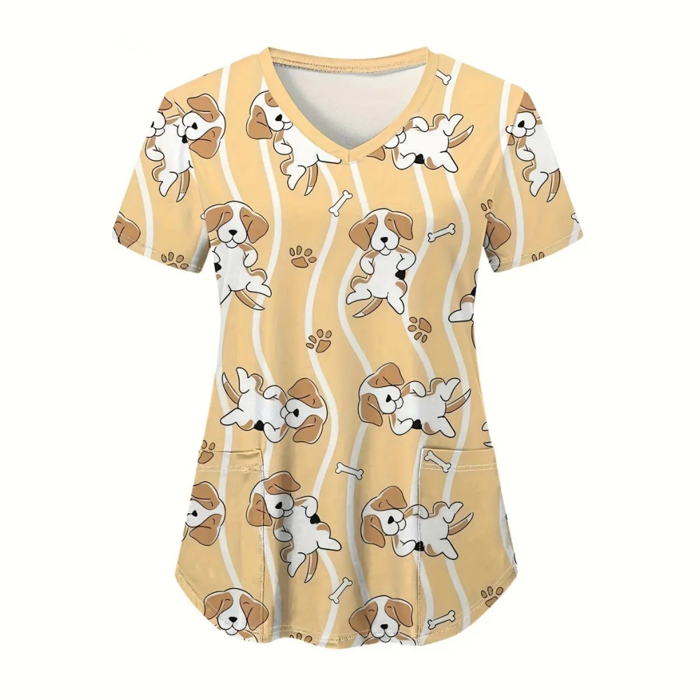 Vet Tech Accessories - Exfoliante médico para mujer, bonito patrón