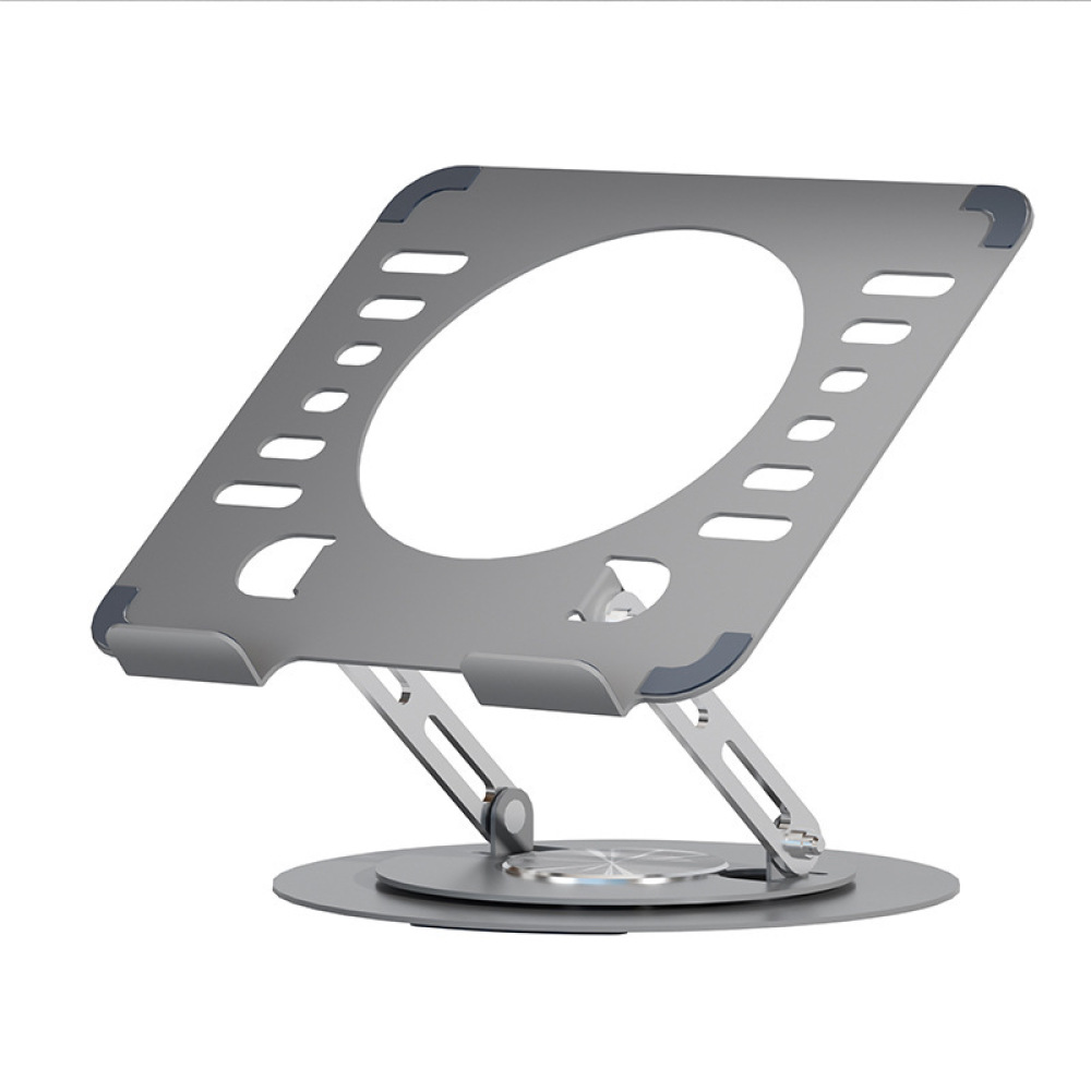Laptop Stand Bamboo - Soporte para ordenador portátil de escritorio,