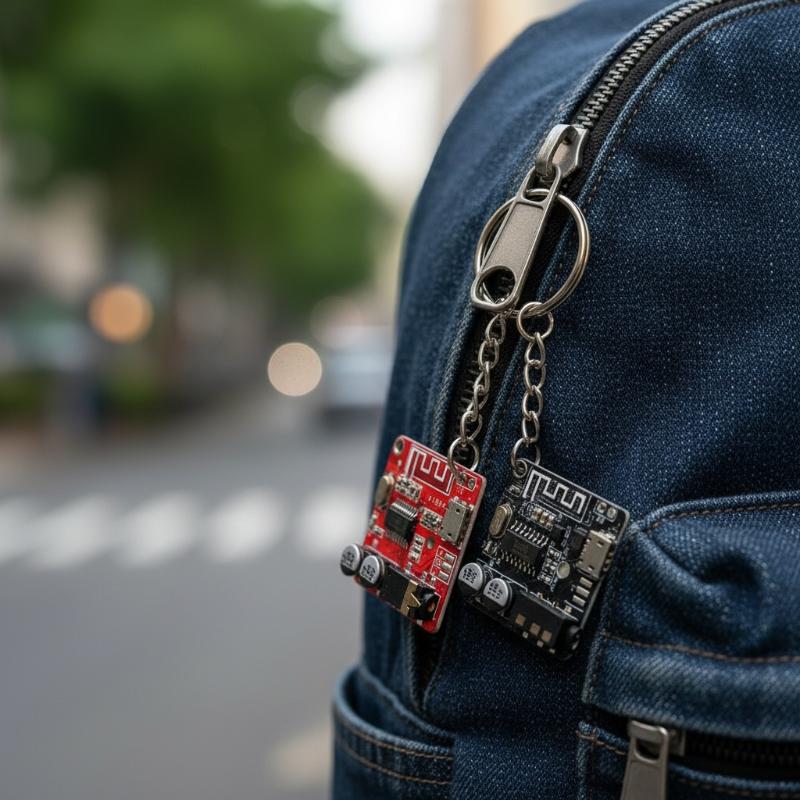 Tech Accessories Backpack - Llavero de Placa de Circuito Minimalista