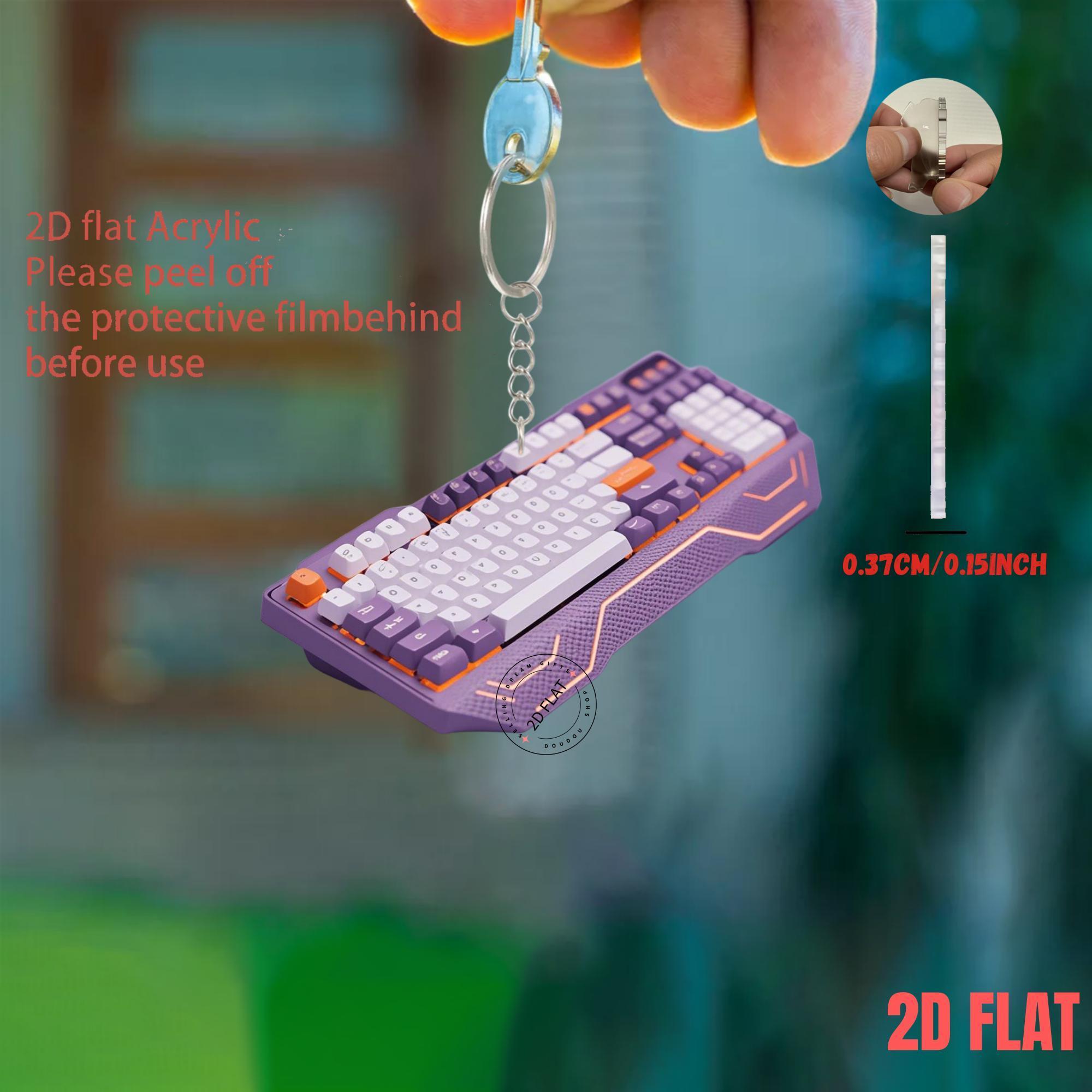 Llavero Acrílico 2D con Teclas - Tech Accessories Backpack reseña y precio