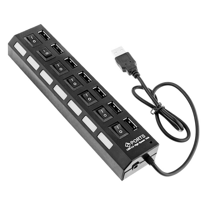 Concentrador de puertos USB de - Usb Hub 7 Port reseña y precio