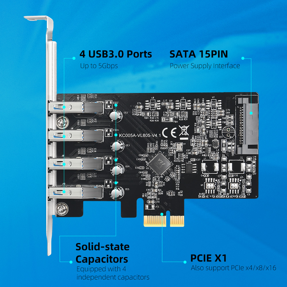 Tarjeta de Expansión MAIWO USB - Usb Hub 7 Port reseña y precio