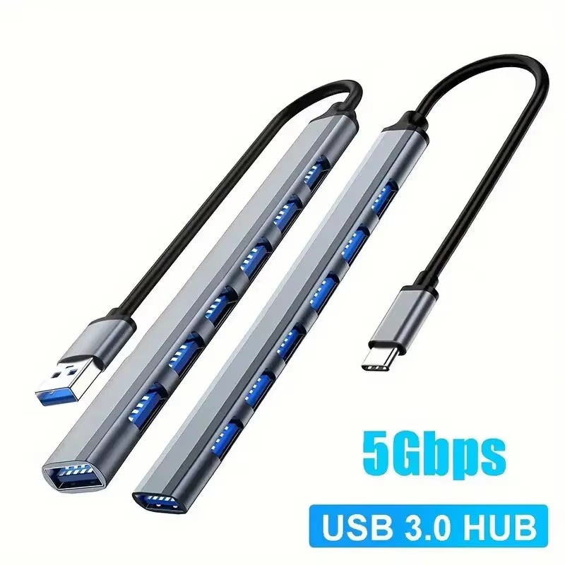Hub USB 3.0, divisor USB 3.0,  - Usb Hub 7 Port reseña y precio