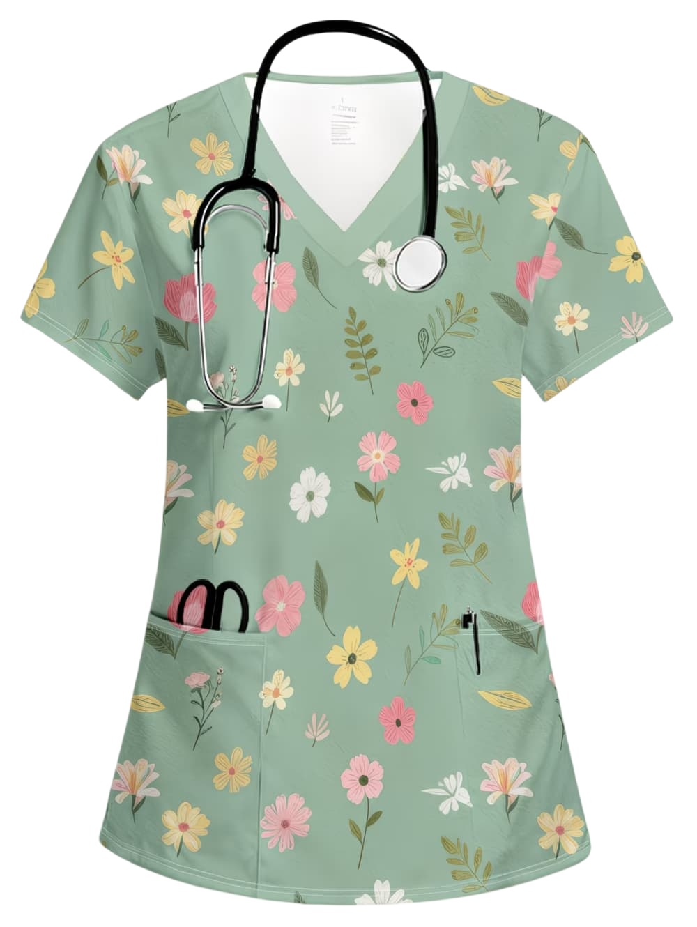 Blusa de uniforme médico elást - Vet Tech Accessories reseña y precio