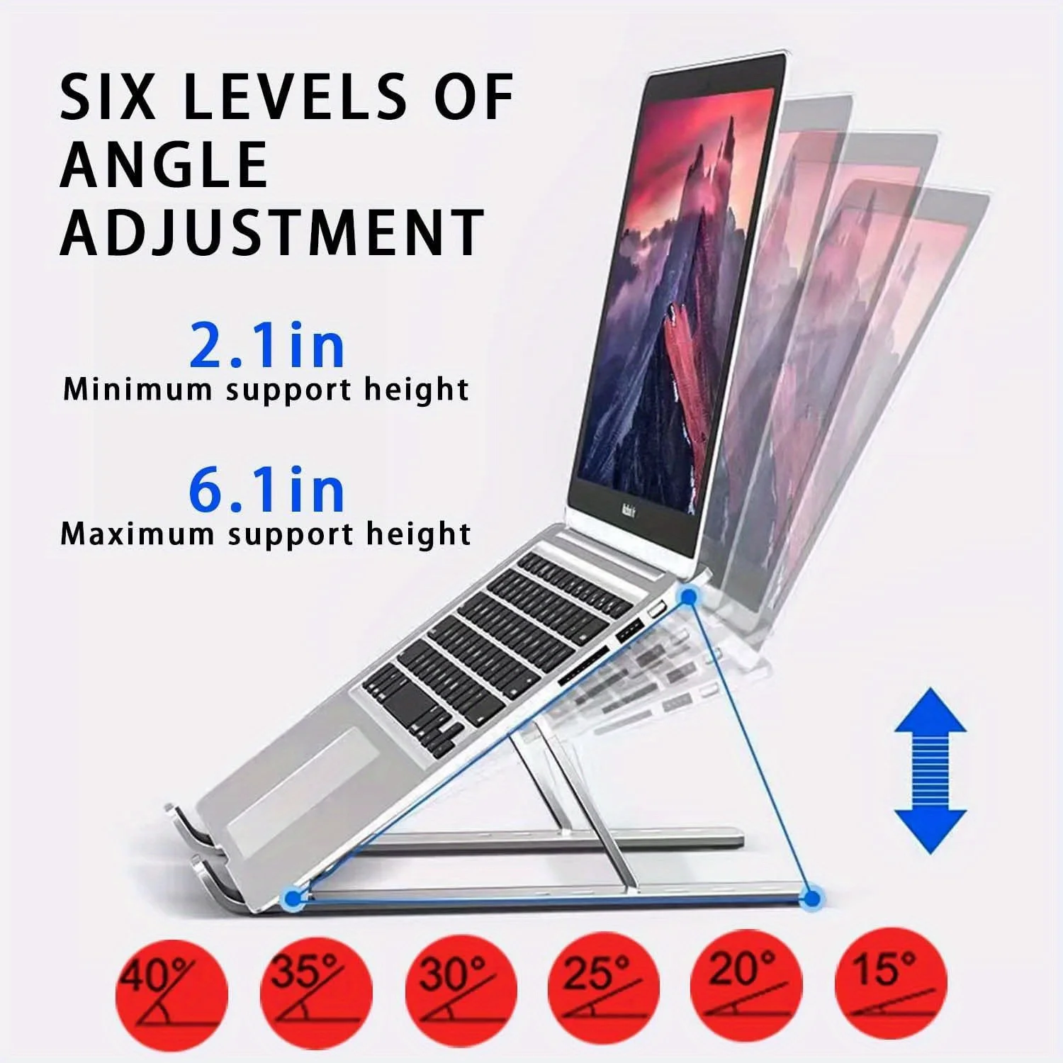 Soporte de aluminio ajustable  - Laptop Stand Bamboo reseña y precio
