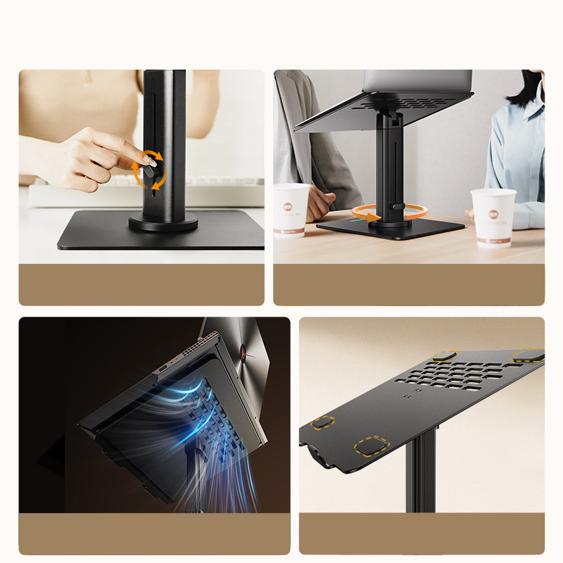 Soporte para computadora portá - Laptop Stand Bamboo reseña y precio