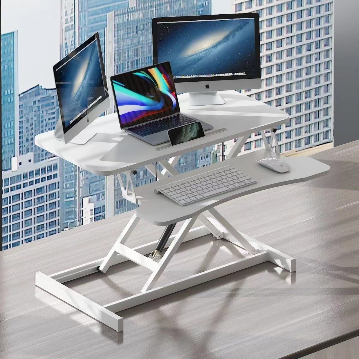 Escritorio Plegable Neumático  - Laptop Stand Bamboo reseña y precio
