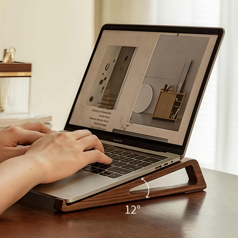 Soporte Plegable de Madera par - Laptop Stand Bamboo reseña y precio